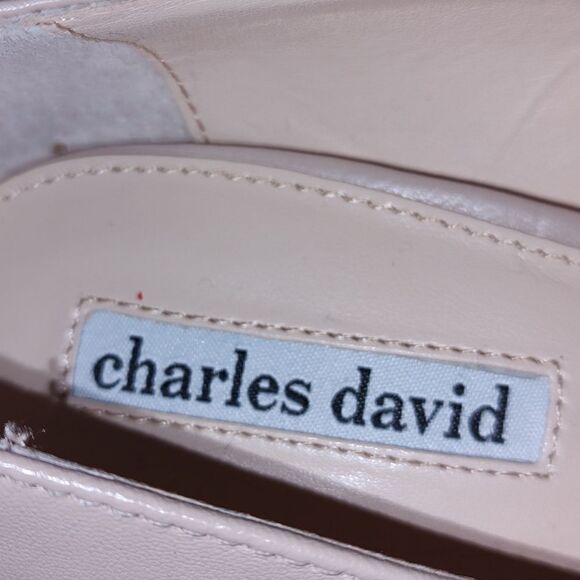 Charles David Rivals Nude pointed toe stiletto heels Sz 10 EUC - Picture 6 of 9